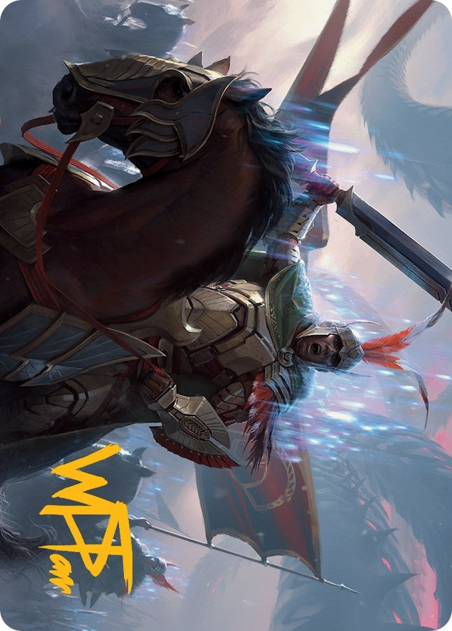 Image for Marshal of Zhalfir Art Card (Gold-Stamped Signature) (50) [March of the Machine] - Magic: The Gathering