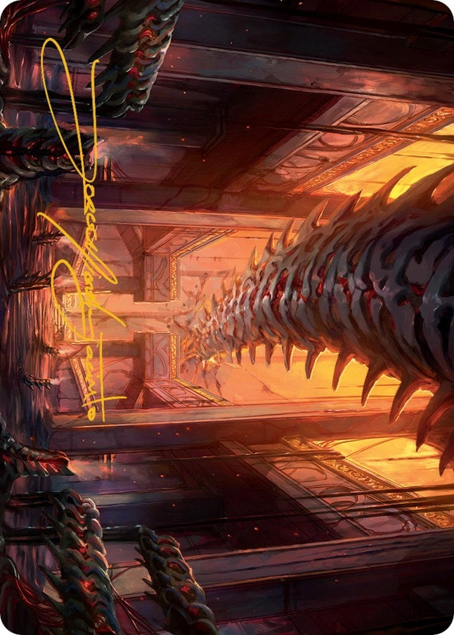 Image for Bloodfell Caves Art Card (Gold-Stamped Signature) (55) [March of the Machine] - Magic: The Gathering
