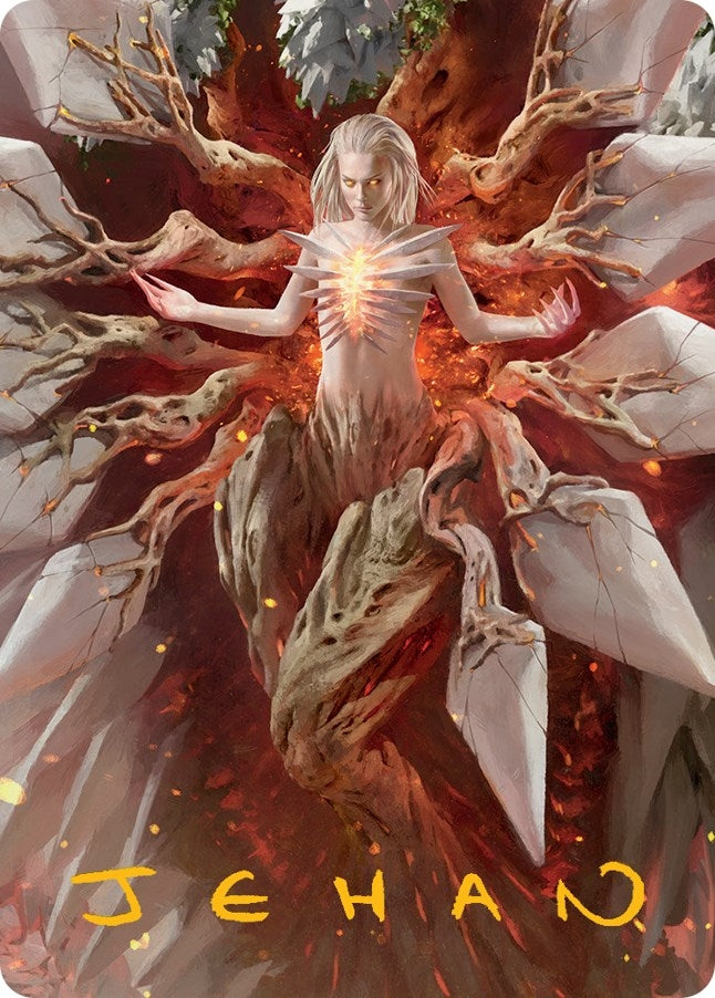 Image for Wrenn and Realmbreaker Art Card (Gold-Stamped Signature) (56) [March of the Machine] - Magic: The Gathering