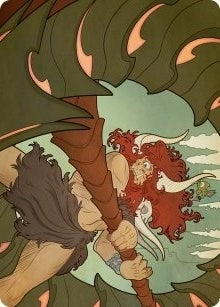 Image for Borborygmos and Fblthp Art Card (57/81) (57) [March of the Machine] - Magic: The Gathering