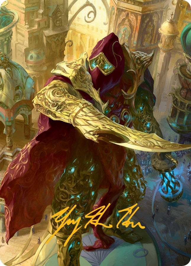 Image for Baral, Chief of Compliance Art Card (Gold-Stamped Signature) (68) [March of the Machine] - Magic: The Gathering