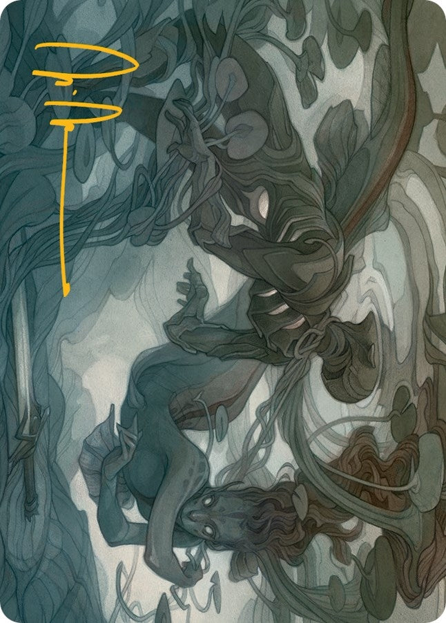 Image for Emry, Lurker of the Loch Art Card (Gold-Stamped Signature) (69) [March of the Machine] - Magic: The Gathering