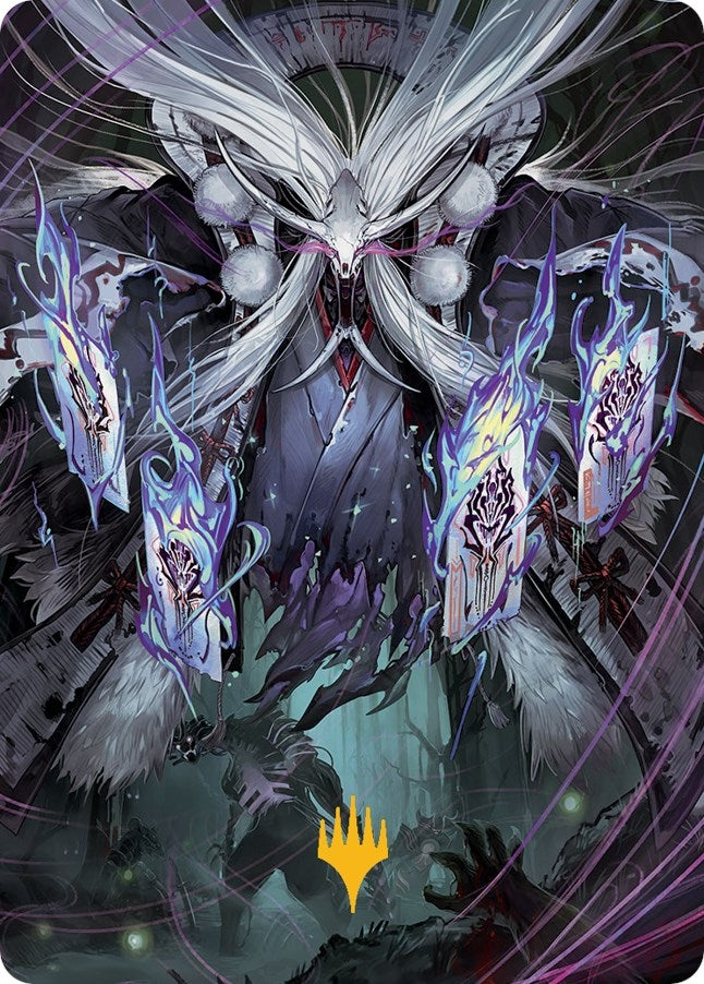 Image for Horobi, Death's Wail Art Card (Gold-Stamped Signature) (70) [March of the Machine] - Magic: The Gathering