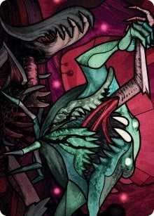 Image for Yargle, Glutton of Urborg Art Card (72) [March of the Machine] - Magic: The Gathering