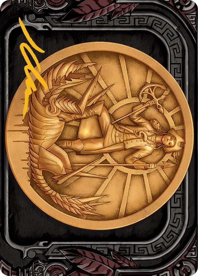 Image for Captain Lannery Storm Art Card (Gold-Stamped Signature) (73) [March of the Machine] - Magic: The Gathering