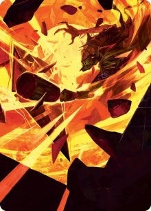 Image for Zada, Hedron Grinder Art Card (75) [March of the Machine] - Magic: The Gathering