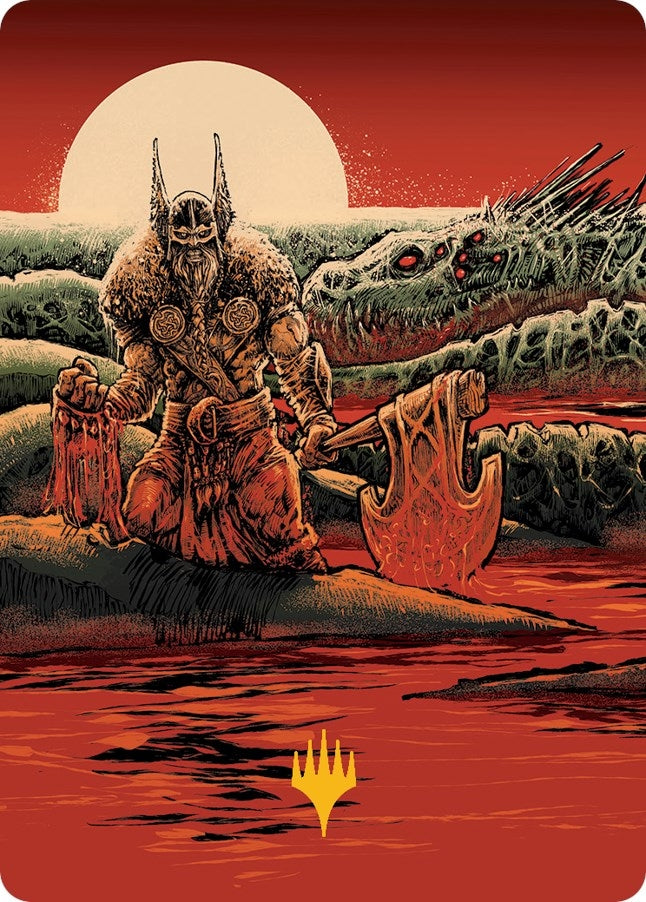 Image for Fynn, the Fangbearer Art Card (Gold-Stamped Signature) (76) [March of the Machine] - Magic: The Gathering