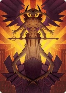 Image for Atraxa, Praetors' Voice Art Card (77) [March of the Machine] - Magic: The Gathering