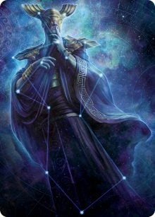 Image for Atris, Oracle of Half-Truths Art Card (78) [March of the Machine] - Magic: The Gathering