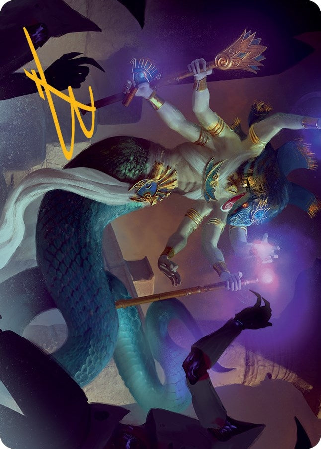 Imoti, Celebrant of Bounty Art Card (Gold-Stamped Signature) (79) [Art Series: March of the Machine]