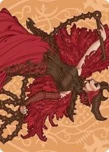 Judith, the Scourge Diva Art Card (80) [Art Series: March of the Machine]