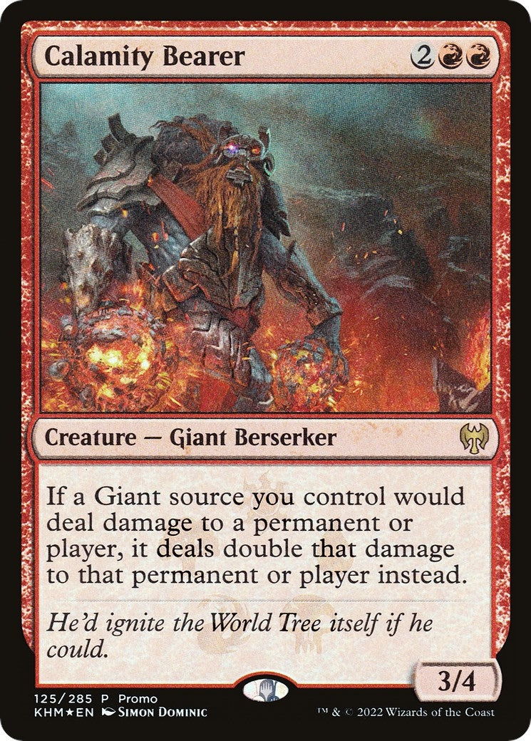 Image for Calamity Bearer (125) [Media Promos] - Magic: The Gathering