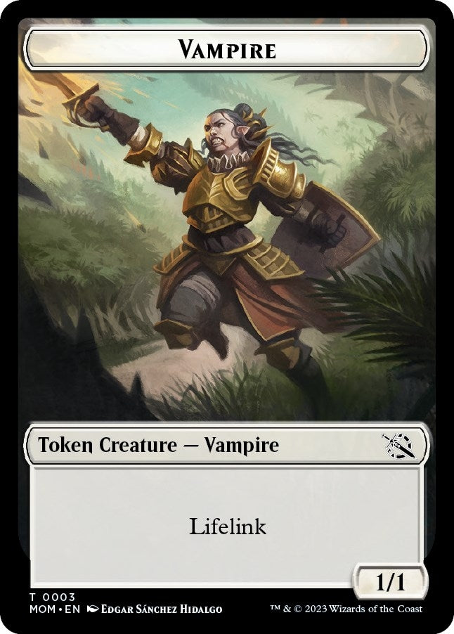 Image for Vampire Token (3) [March of the Machine] - Magic: The Gathering