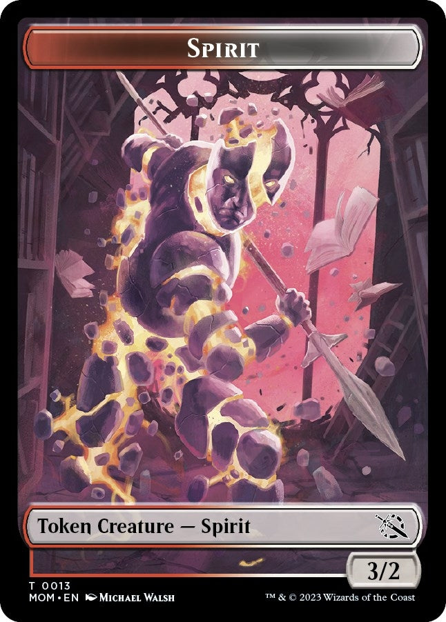 Image for Spirit Token (0013) (13) [March of the Machine] - Magic: The Gathering