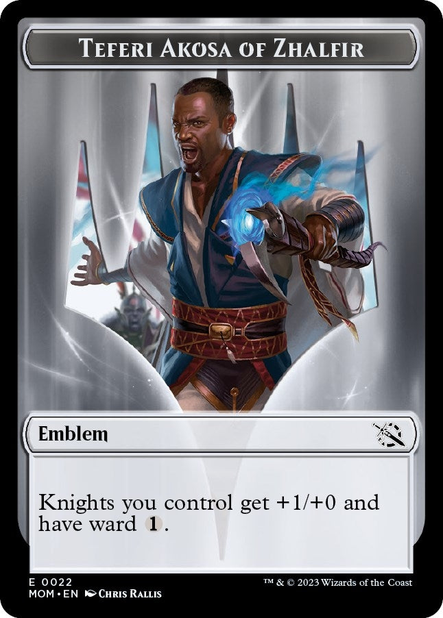 Image for Emblem - Teferi Akosa of Zhalfir (22) [March of the Machine] - Magic: The Gathering