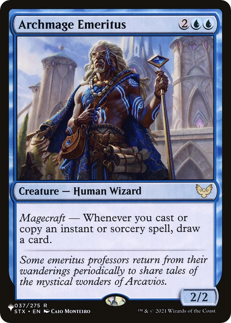 Image for Archmage Emeritus (037/275) [The List Reprints] - Magic: The Gathering
