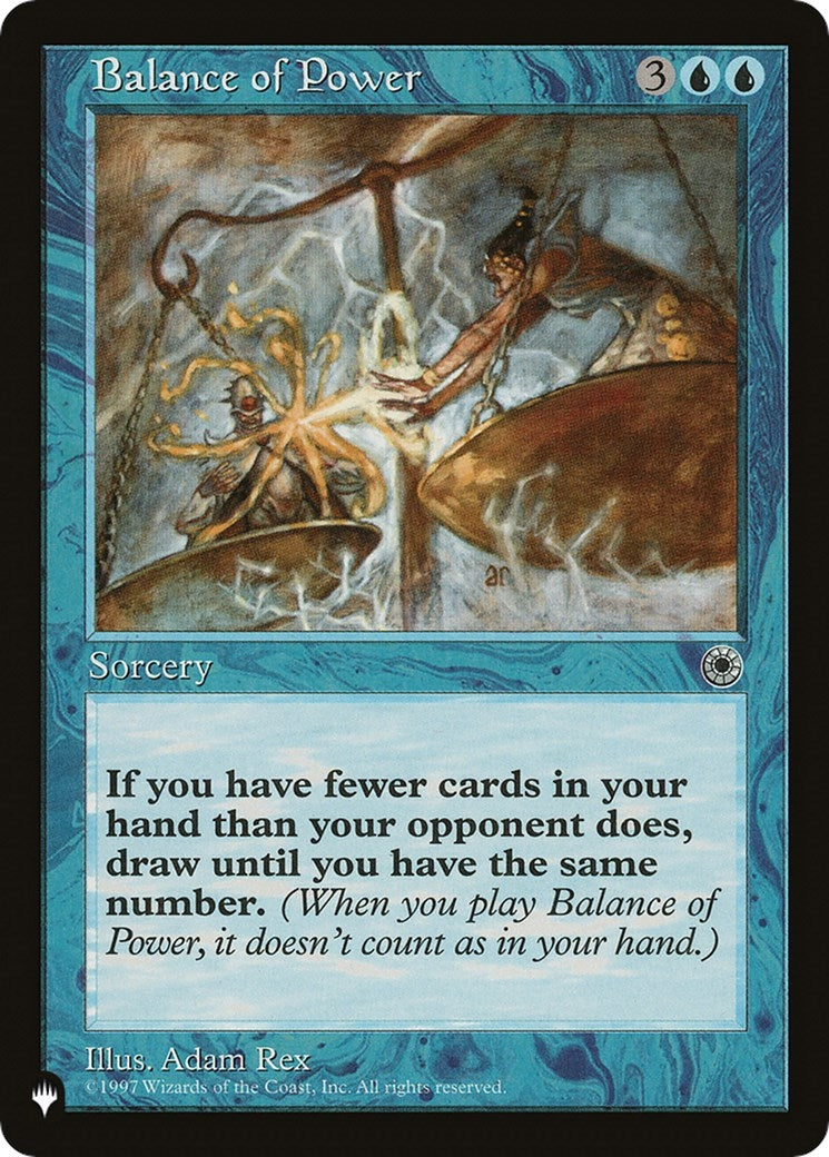 Image for Balance of Power [The List Reprints] - Magic: The Gathering