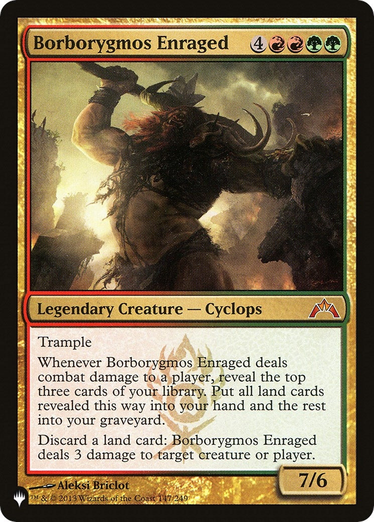 Image for Borborygmos Enraged (147/249) [The List Reprints] - Magic: The Gathering