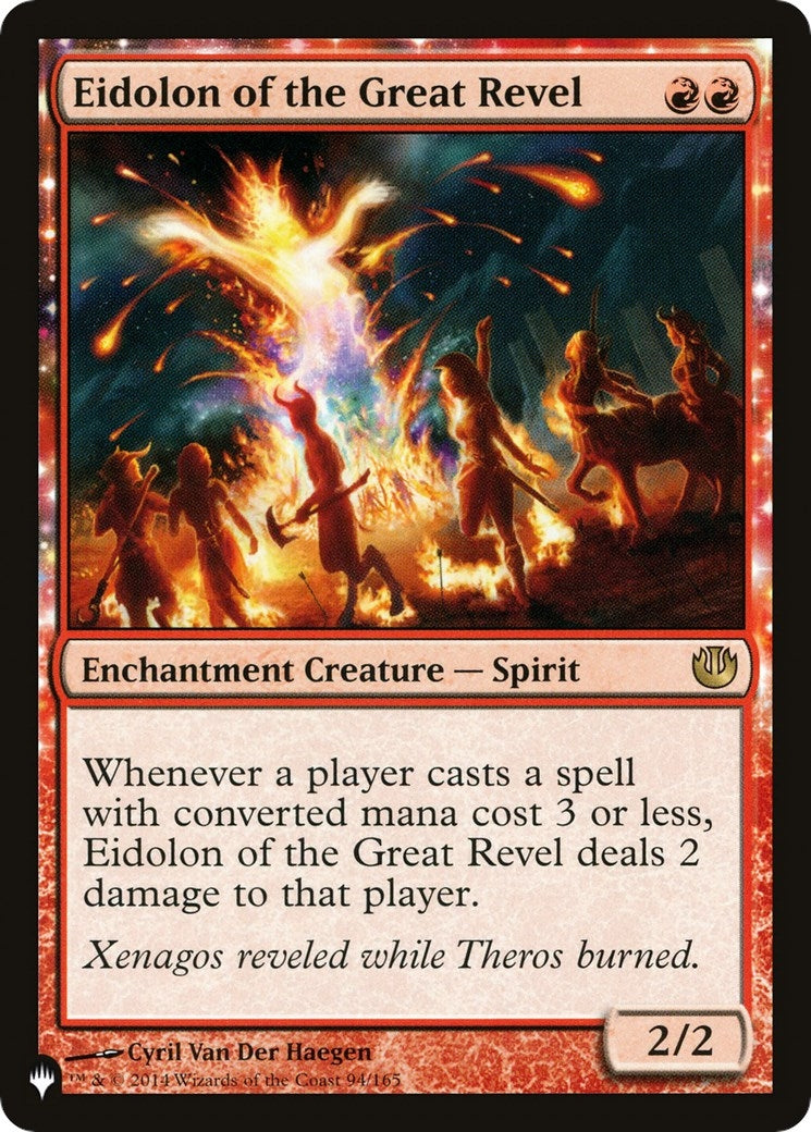 Image for Eidolon of the Great Revel (94/165) [The List Reprints] - Magic: The Gathering
