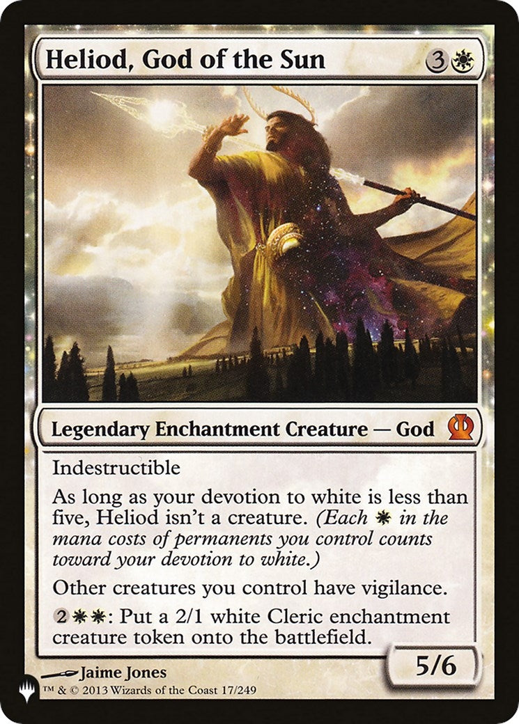 Image for Heliod, God of the Sun (17/249) [The List Reprints] - Magic: The Gathering
