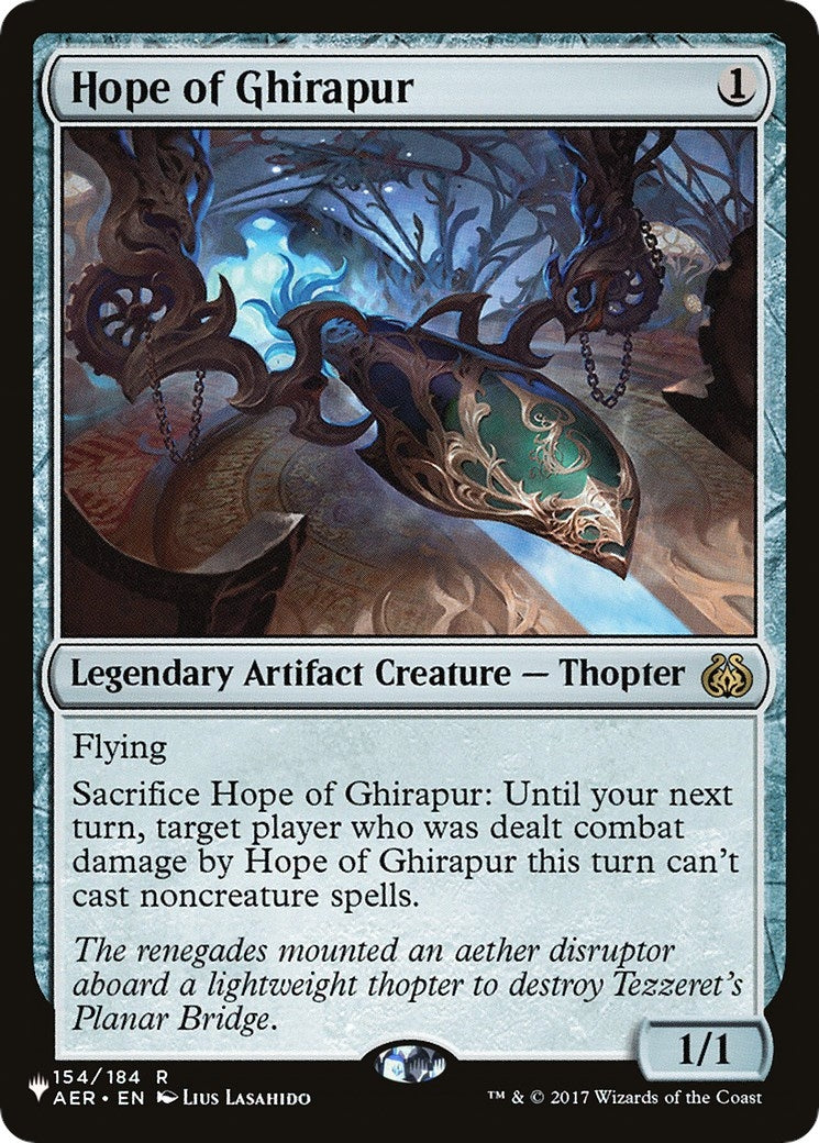 Image for Hope of Ghirapur (154/184) [The List Reprints] - Magic: The Gathering