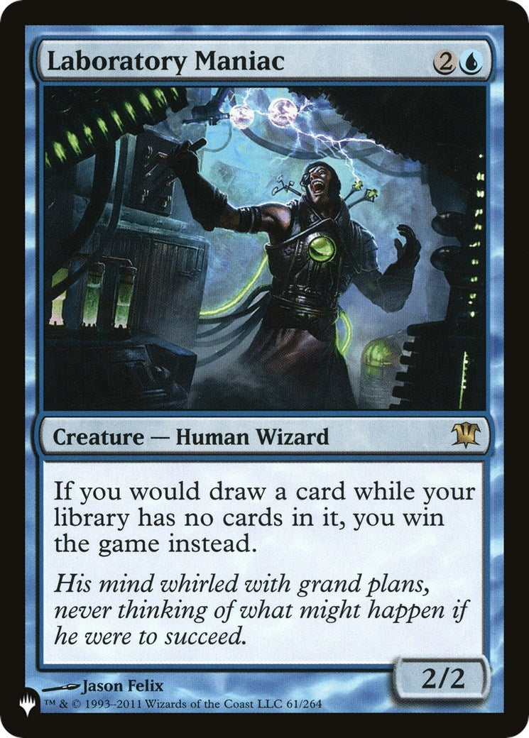 Image for Laboratory Maniac (ISD) (61/264) [The List Reprints] - Magic: The Gathering