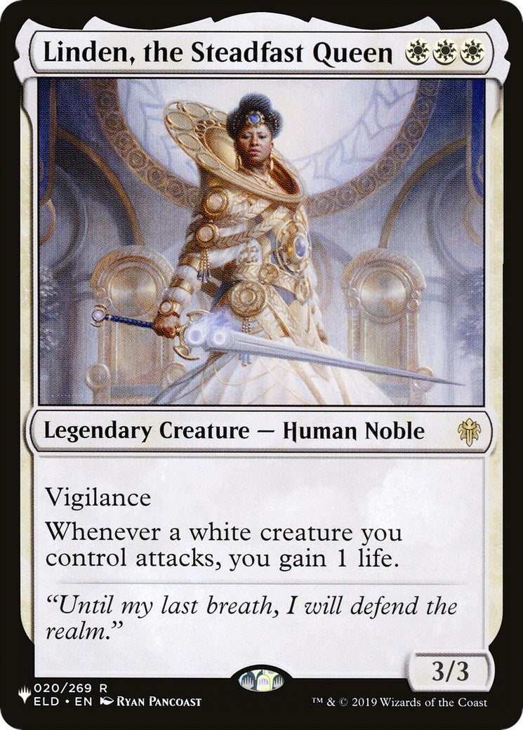 Image for Linden, the Steadfast Queen (020/269) [The List Reprints] - Magic: The Gathering