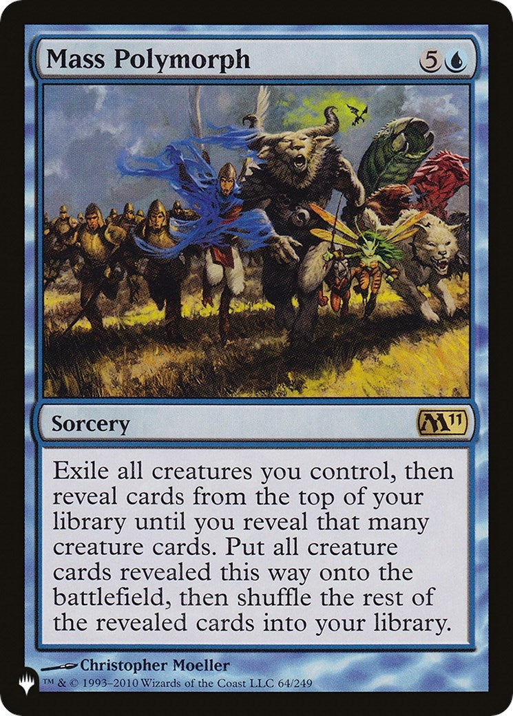 Image for Mass Polymorph (64/249) [The List Reprints] - Magic: The Gathering