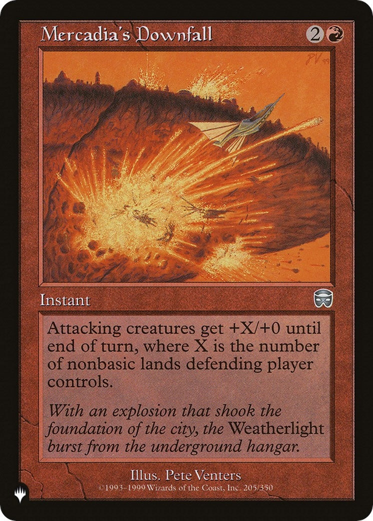 Image for Mercadia's Downfall (205/350) [The List Reprints] - Magic: The Gathering