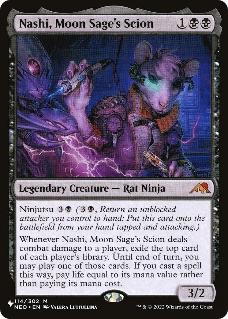 Image for Nashi, Moon Sage's Scion (114/302) [The List Reprints] - Magic: The Gathering