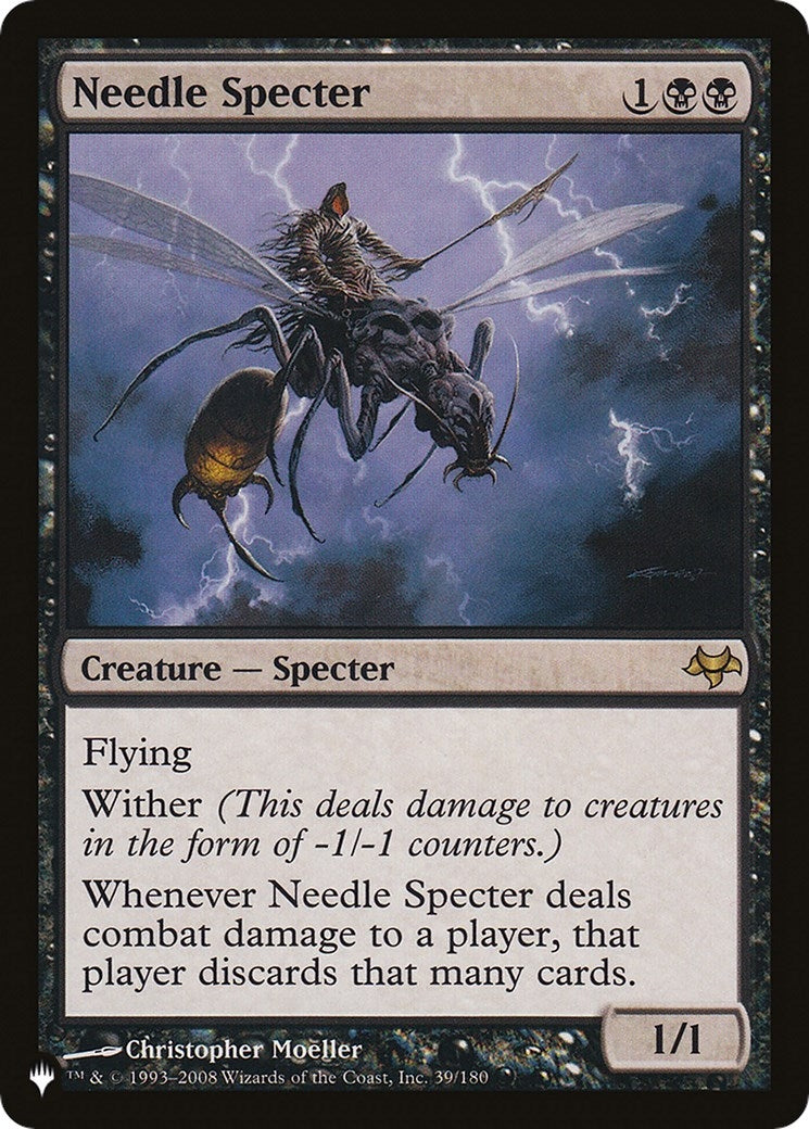 Image for Needle Specter (39/180) [The List Reprints] - Magic: The Gathering