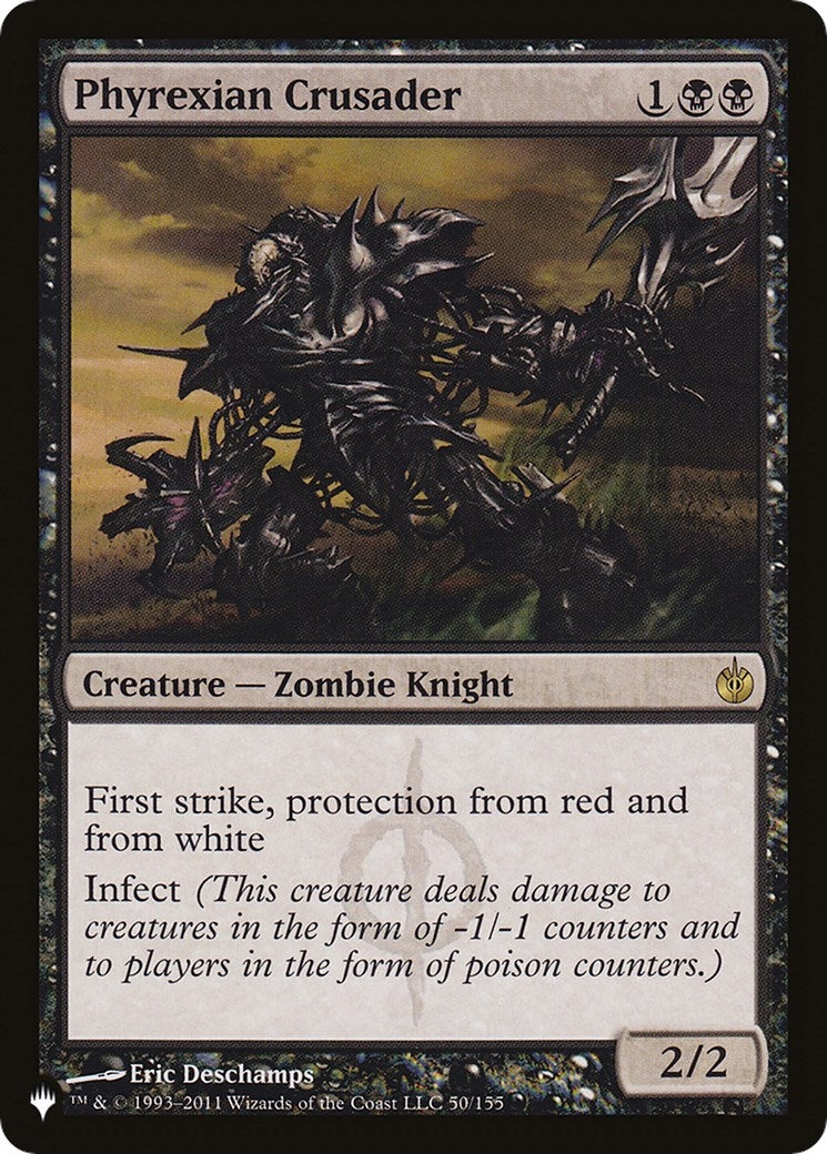 Image for Phyrexian Crusader (50/155) [The List Reprints] - Magic: The Gathering