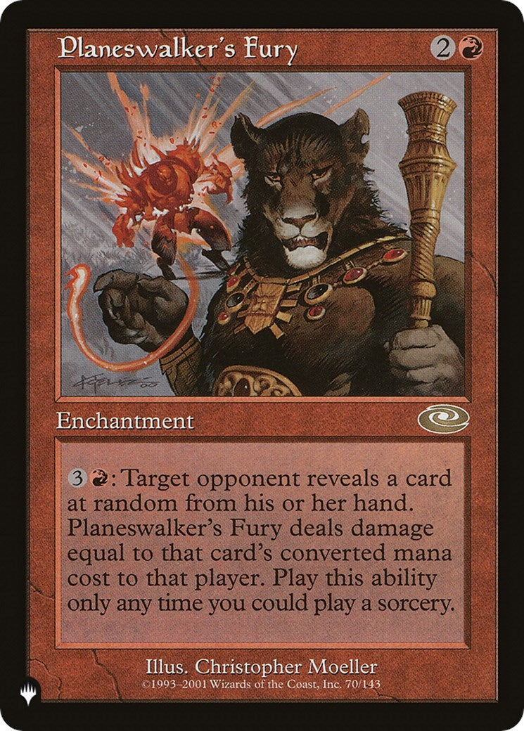 Image for Planeswalker's Fury (70/143) [The List Reprints] - Magic: The Gathering