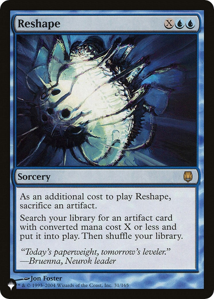Image for Reshape (DST) (31/165) [The List Reprints] - Magic: The Gathering