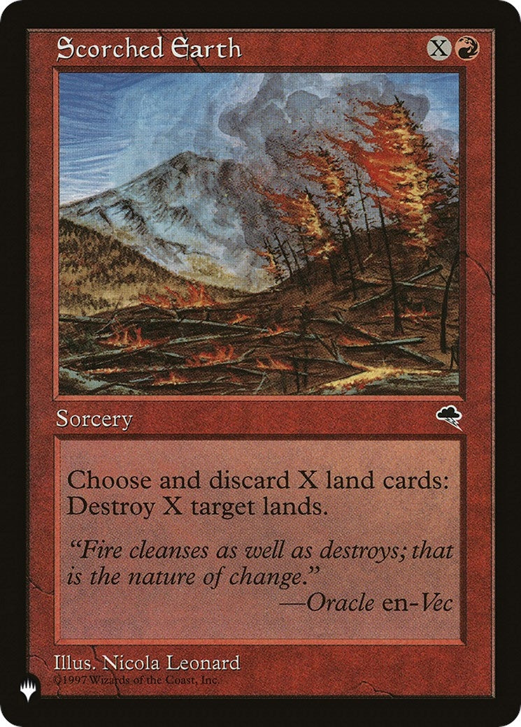 Image for Scorched Earth [The List Reprints] - Magic: The Gathering