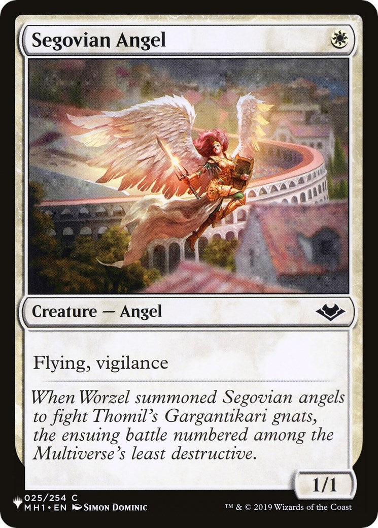 Image for Segovian Angel (25) [The List Reprints] - Magic: The Gathering