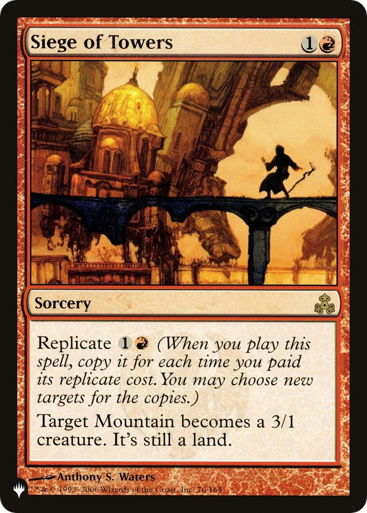 Image for Siege of Towers (76/165) [The List Reprints] - Magic: The Gathering