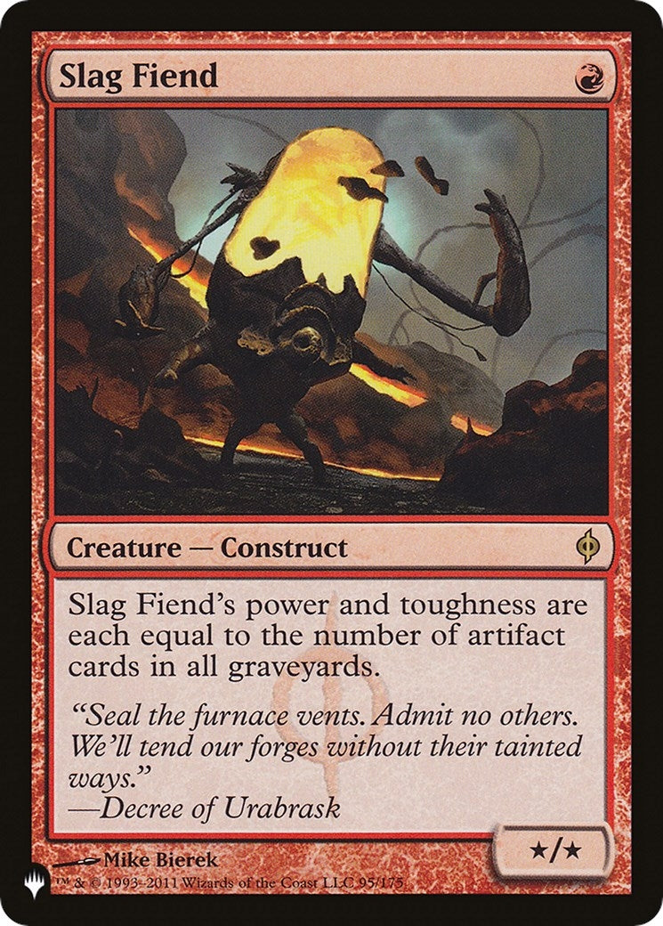 Image for Slag Fiend (95/175) [The List Reprints] - Magic: The Gathering