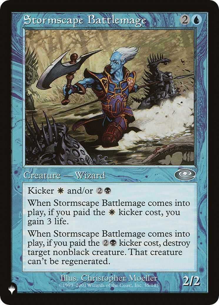 Image for Stormscape Battlemage (35/143) [The List Reprints] - Magic: The Gathering