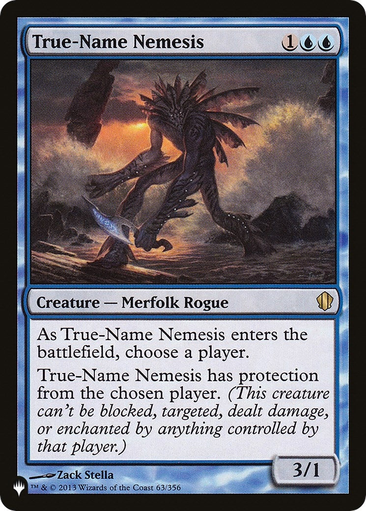 Image for True-Name Nemesis (63/356) [The List Reprints] - Magic: The Gathering