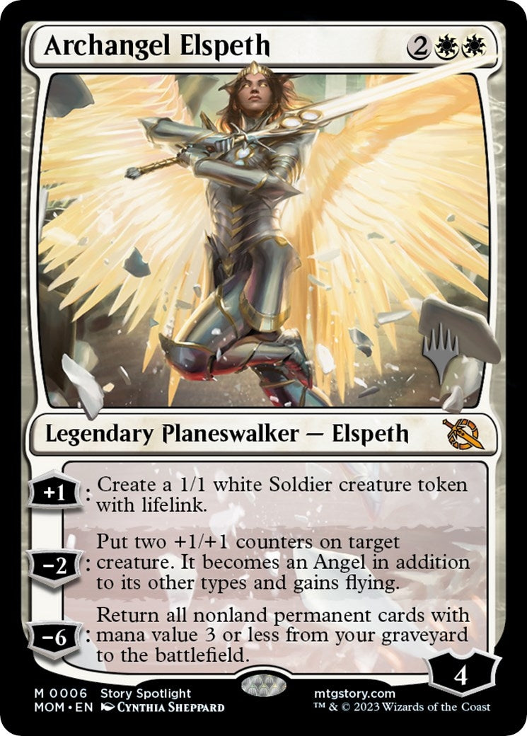 Image for Archangel Elspeth (6) [March of the Machine] - Magic: The Gathering