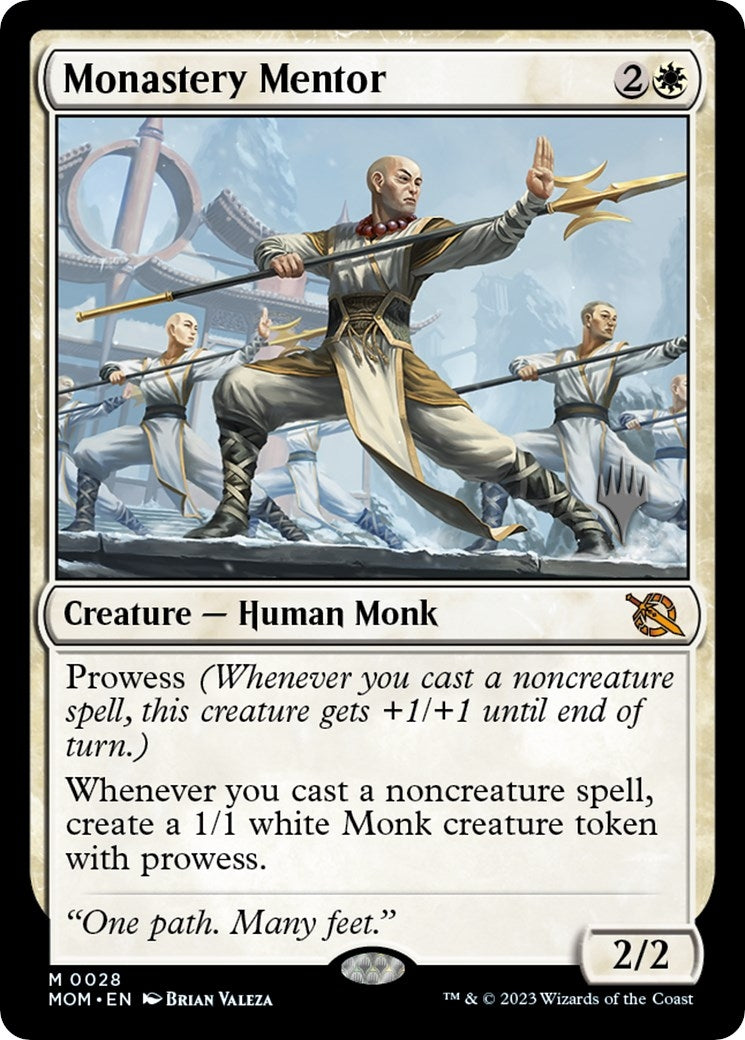Image for Monastery Mentor (28) [March of the Machine] - Magic: The Gathering