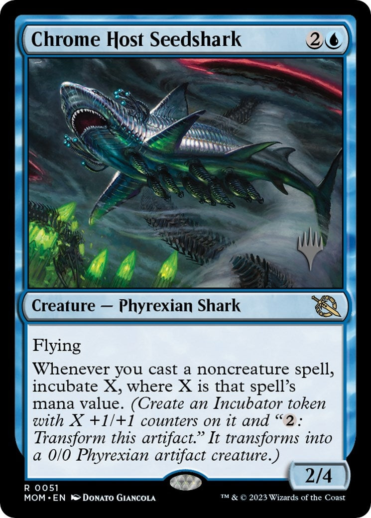 Image for Chrome Host Seedshark (51) [March of the Machine] - Magic: The Gathering