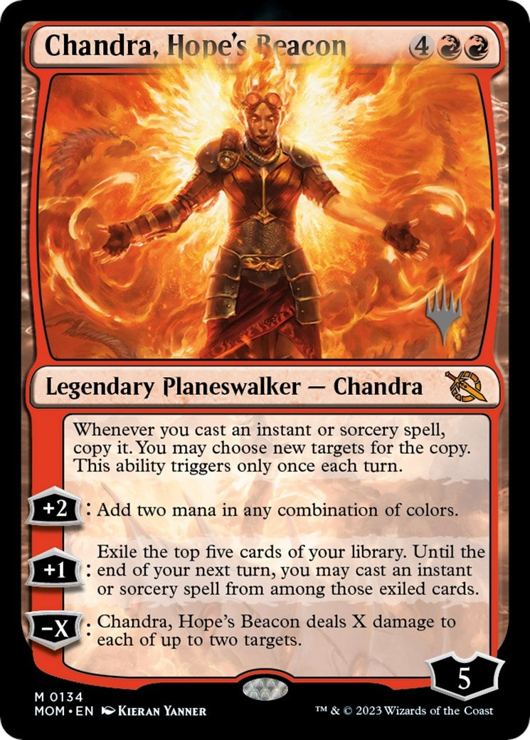 Image for Chandra, Hope's Beacon (134) [March of the Machine] - Magic: The Gathering