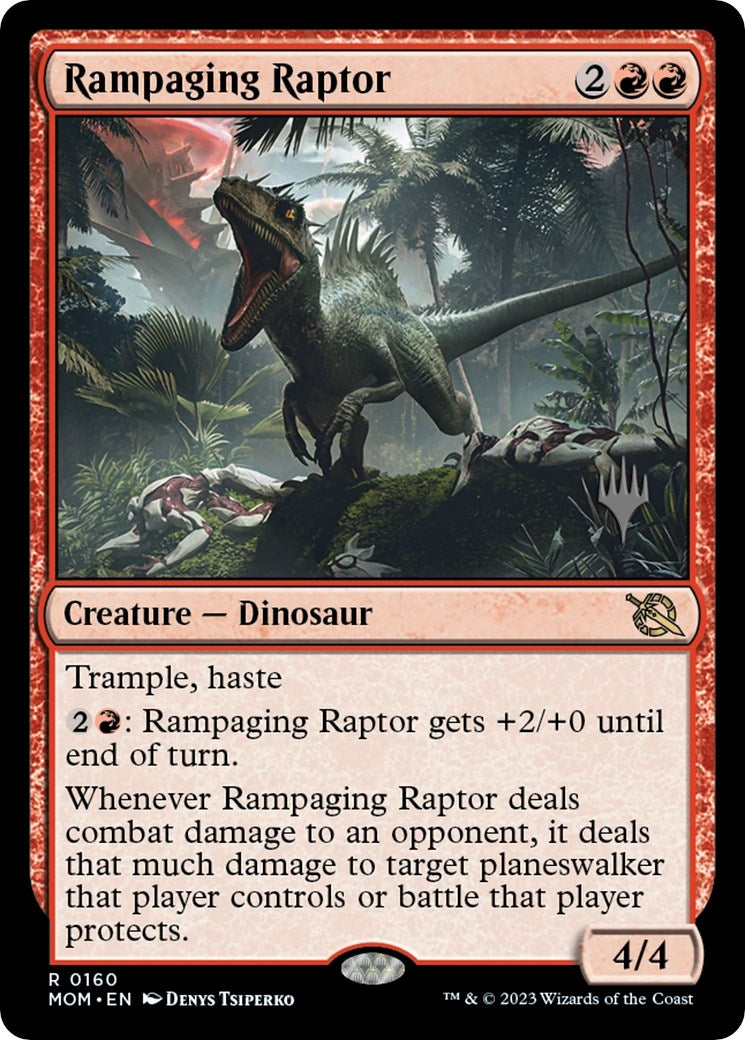 Image for Rampaging Raptor (160) [March of the Machine] - Magic: The Gathering