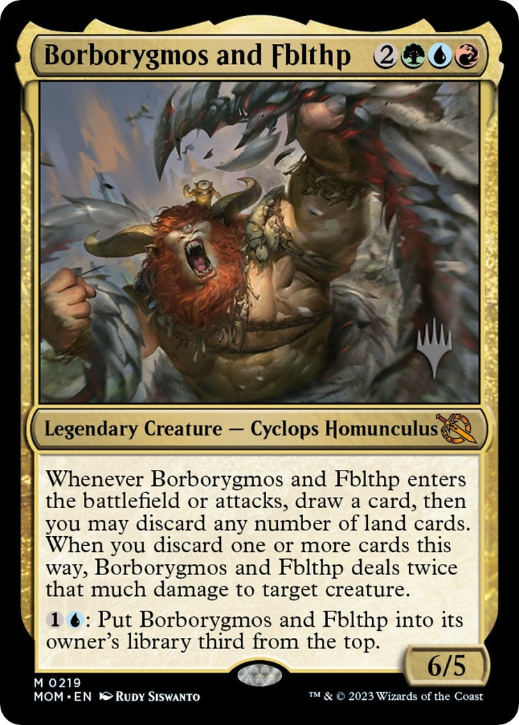 Image for Borborygmos and Fblthp (219) [March of the Machine] - Magic: The Gathering