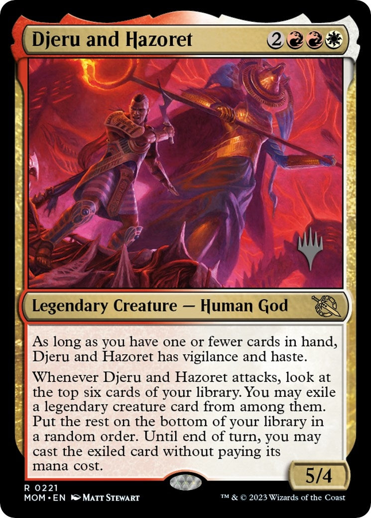 Image for Djeru and Hazoret (221) [March of the Machine] - Magic: The Gathering