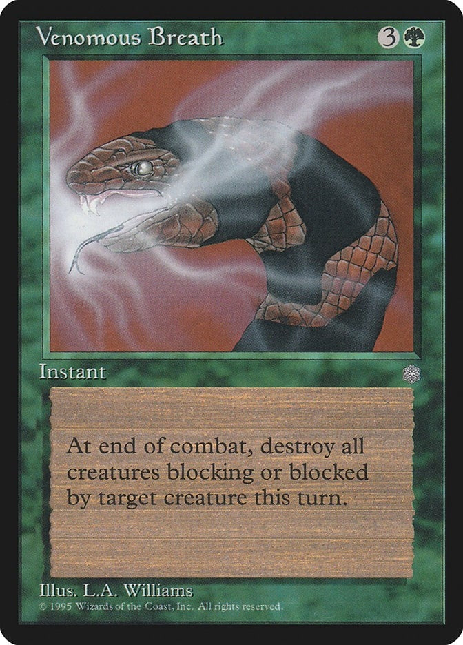 Image for Venomous Breath [Ice Age] - Magic: The Gathering