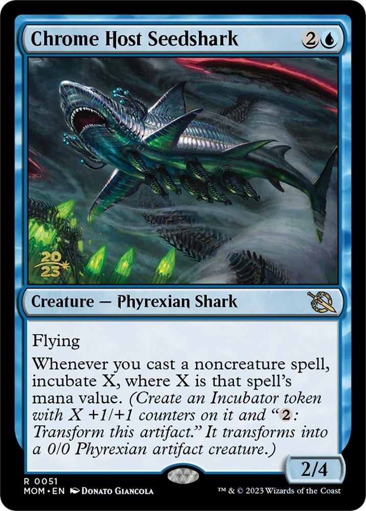 Image for Chrome Host Seedshark (51) [Prerelease Cards] - Magic: The Gathering