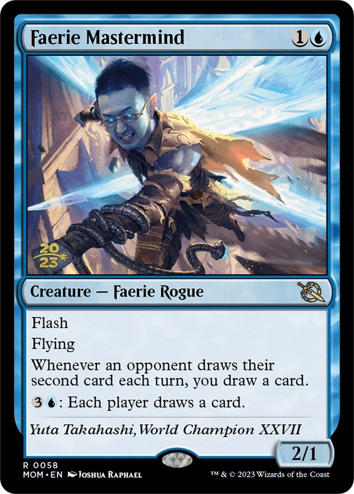 Image for Faerie Mastermind (58) [Prerelease Cards] - Magic: The Gathering